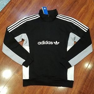 NWT Men's size S Adidas 1/4 zip pullover